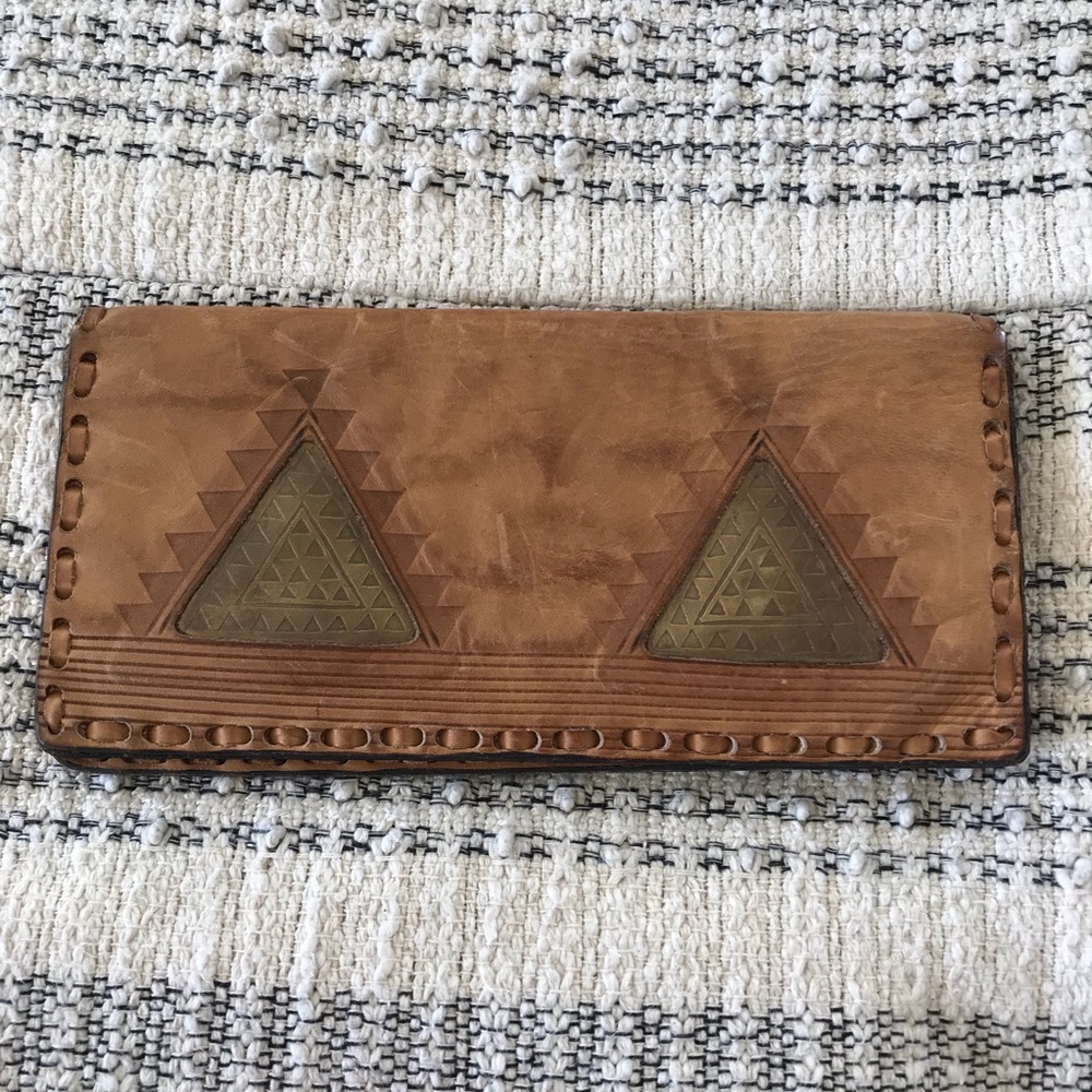 Genuine Leather Boho Wallet